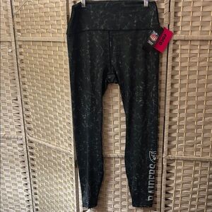NFL Raiders Black Patterned Leggings